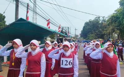 Perdana Tampil, MIQ Safinda IV Bangkalan Langsung Raih Juara Favorit 1 Lomba Gerak Jalan Tingkat Kabupaten